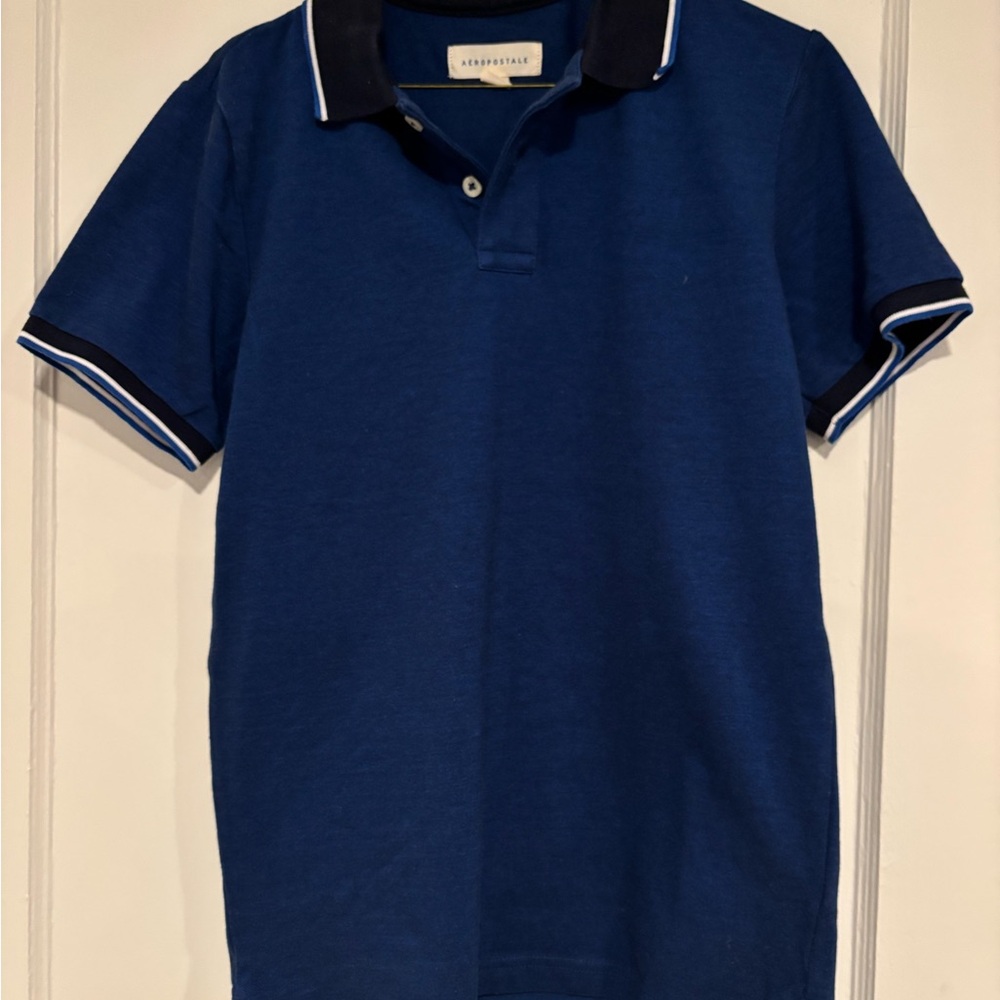 Aeropostale Dark Blue Polo shirt ringer